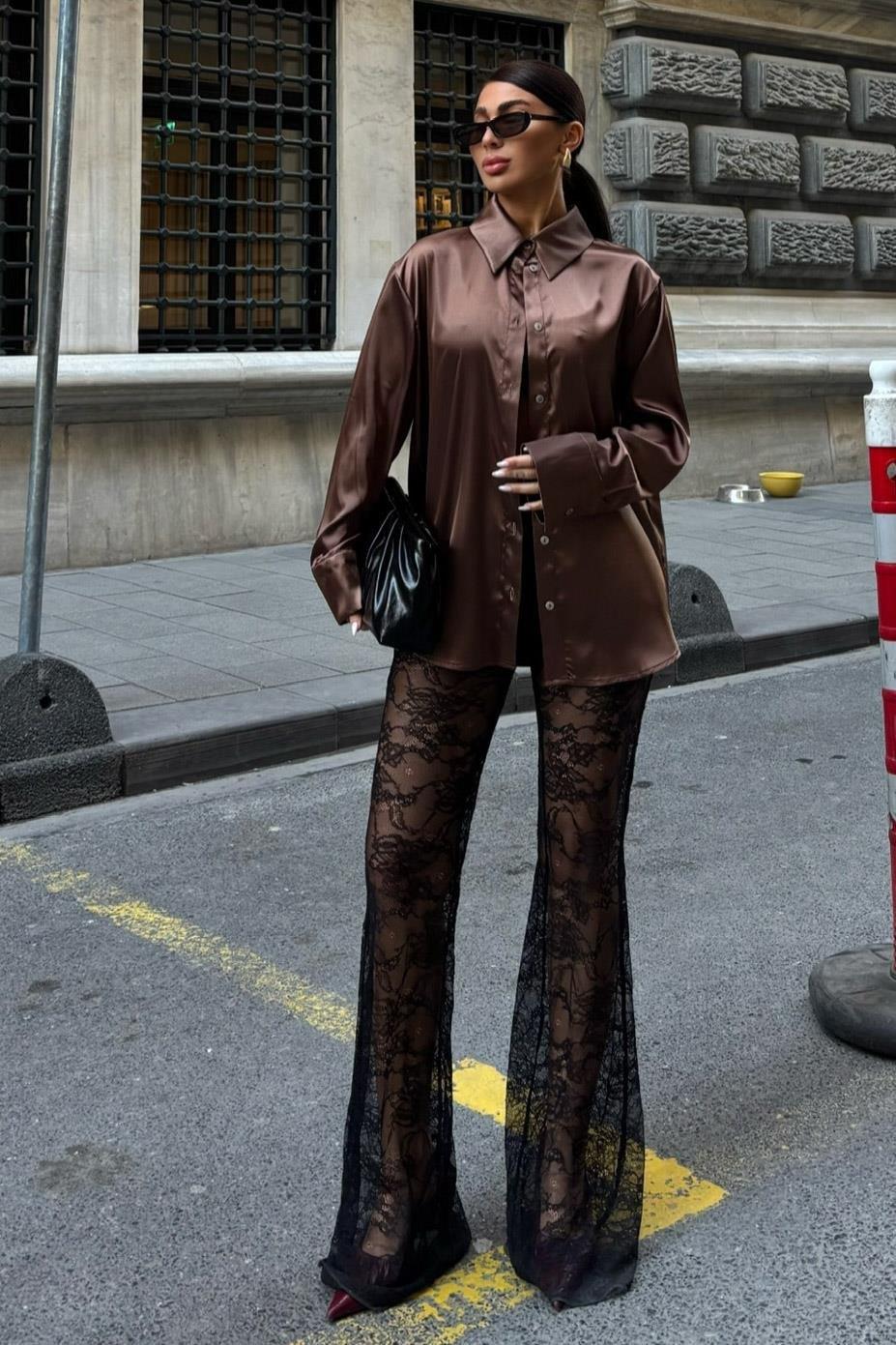 Premium Saten Gömlek 3438 R11-F-K2