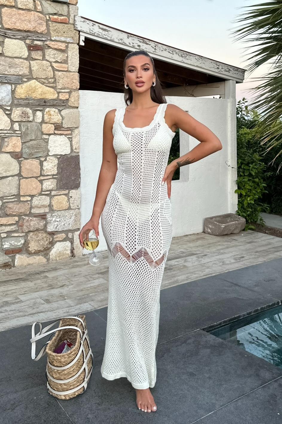 Romina Ajurlu Balık Form Elbise 2762 R1-C-K4