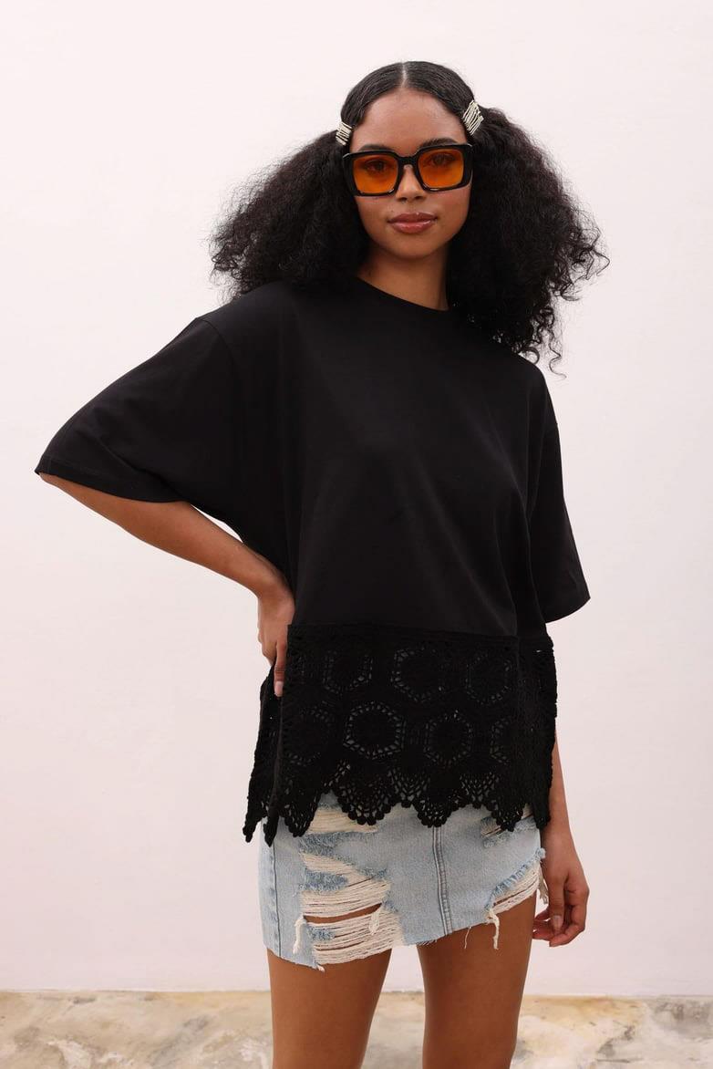 Veronica Brodeli Tişört 8020-8