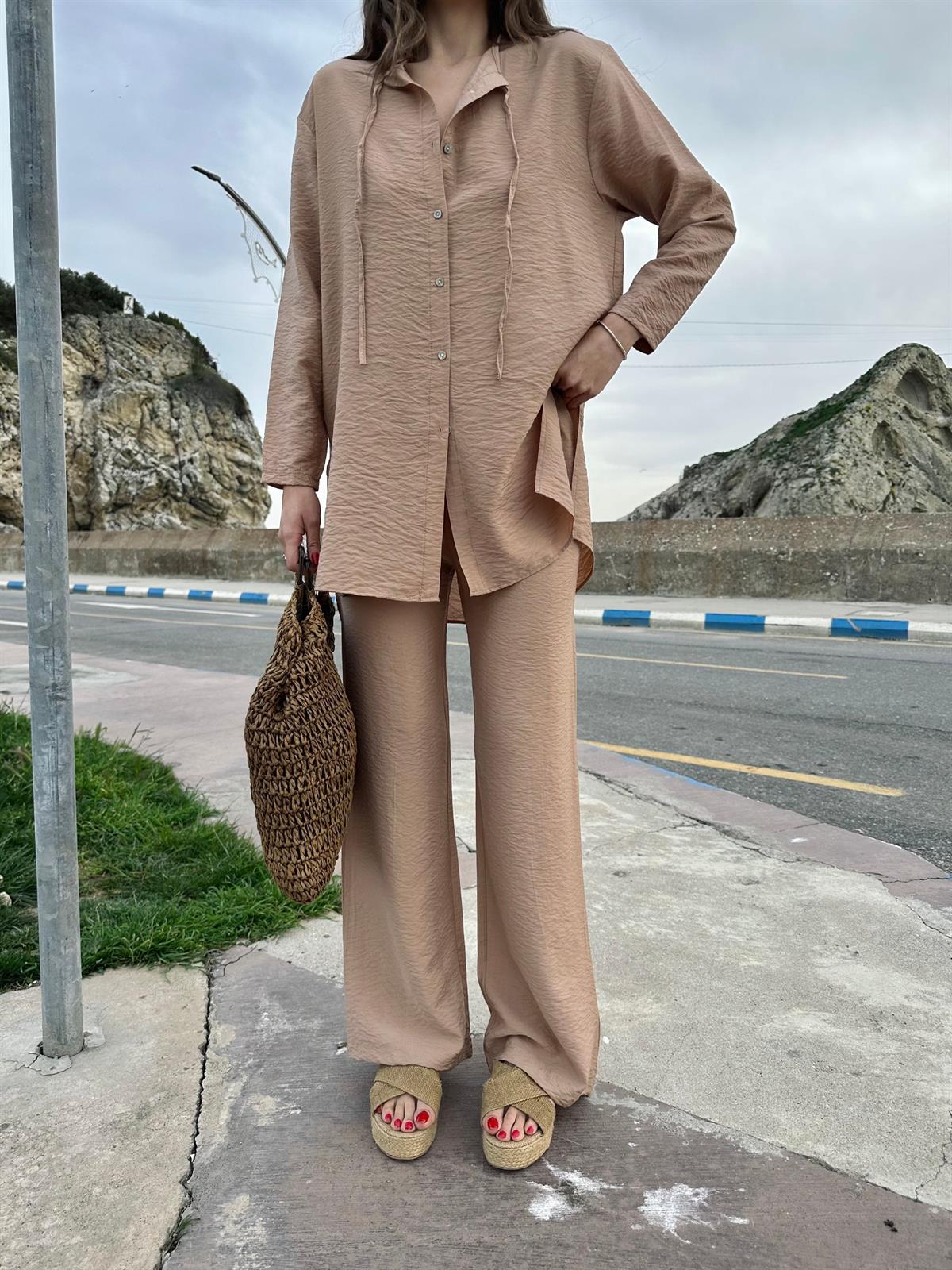 ZR model keten ikili takım - BEJ
