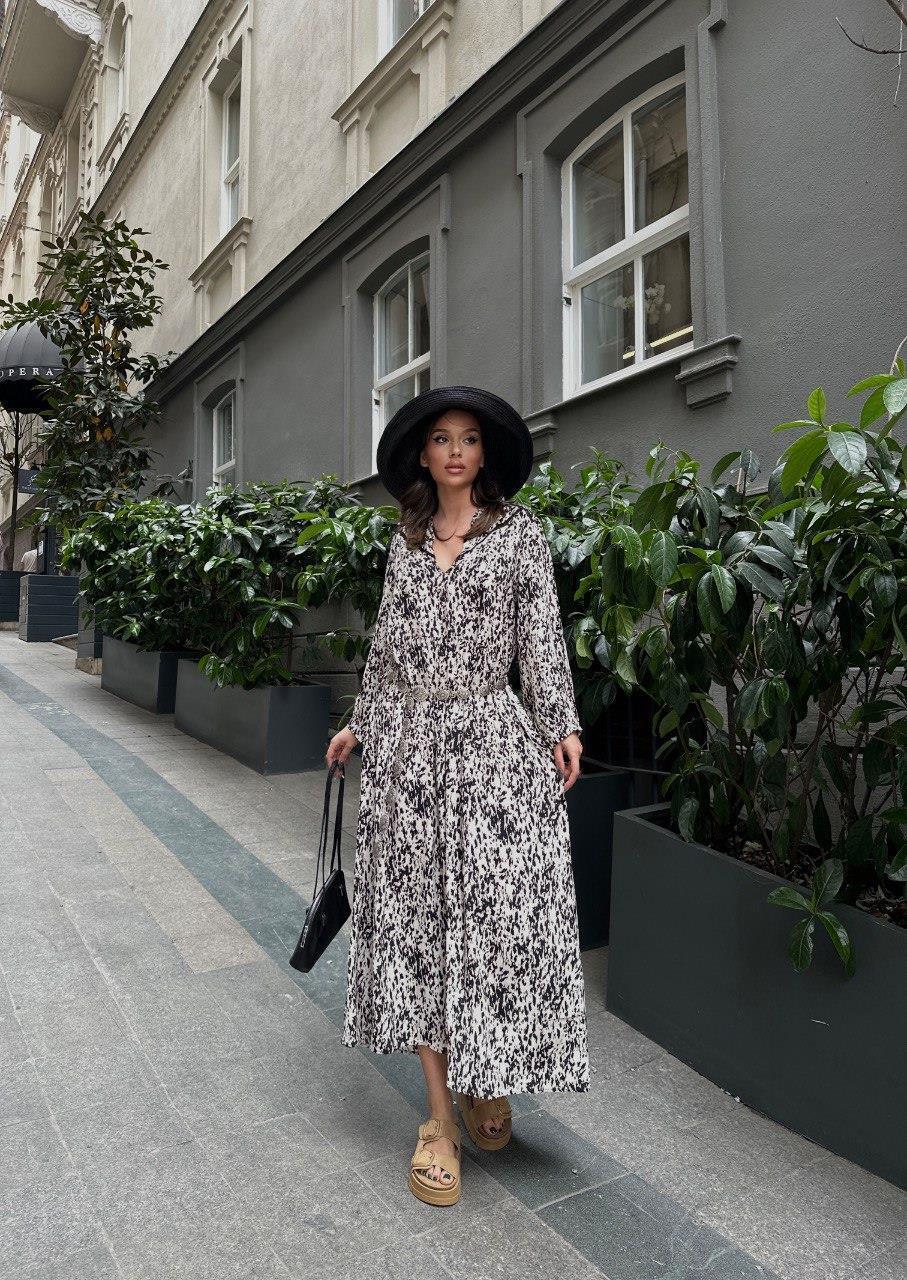 Zr model pamuk vual rahat elbise  - MULTİ