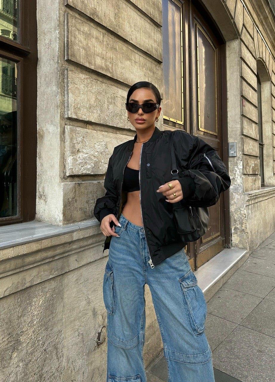 Zr Model Premium Bomber Mont - Siyah