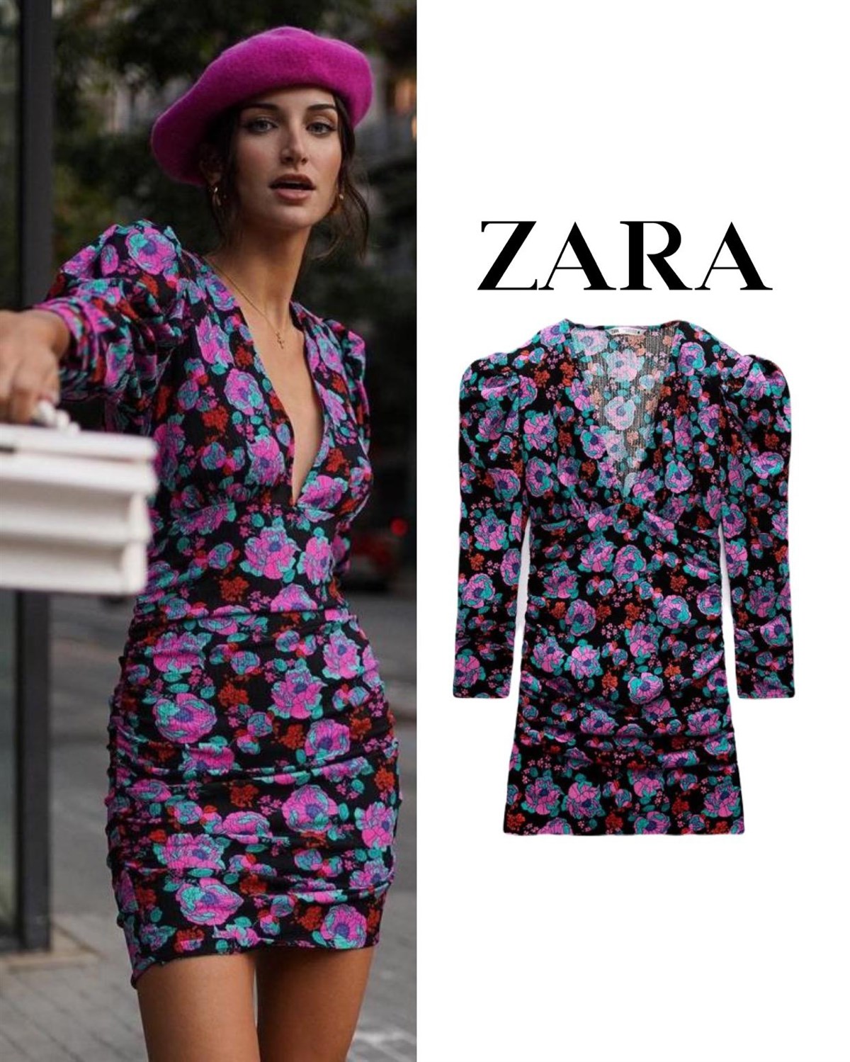 Zr model yaka detay elbise - MULTİ