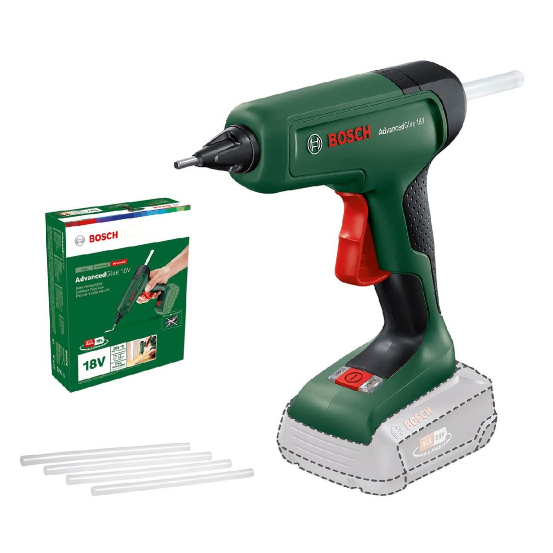 Bosch AdvancedGlue 18v Akülü Tutkal Tabancası (Aküsüz) - 0603264800