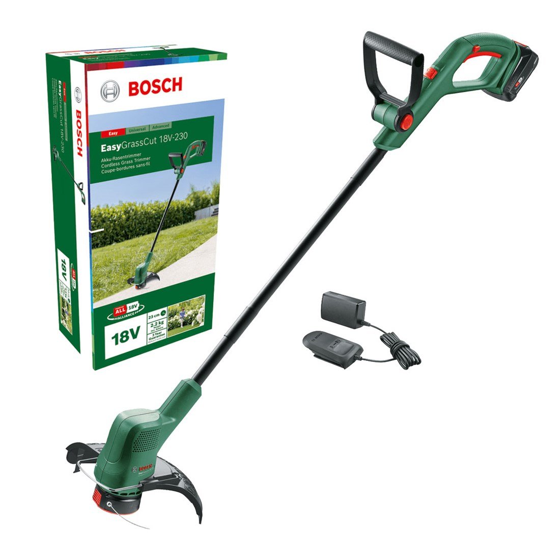 Bosch EasyGrassCut18-230 (2Ah TekAkü) KenarKesme - 06008C1A03