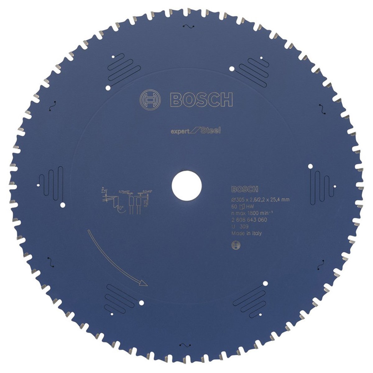 Bosch Expert Serisi Metal Için Daire Testere Bıçağı 305*25,40mm 60Diş - 2608643060