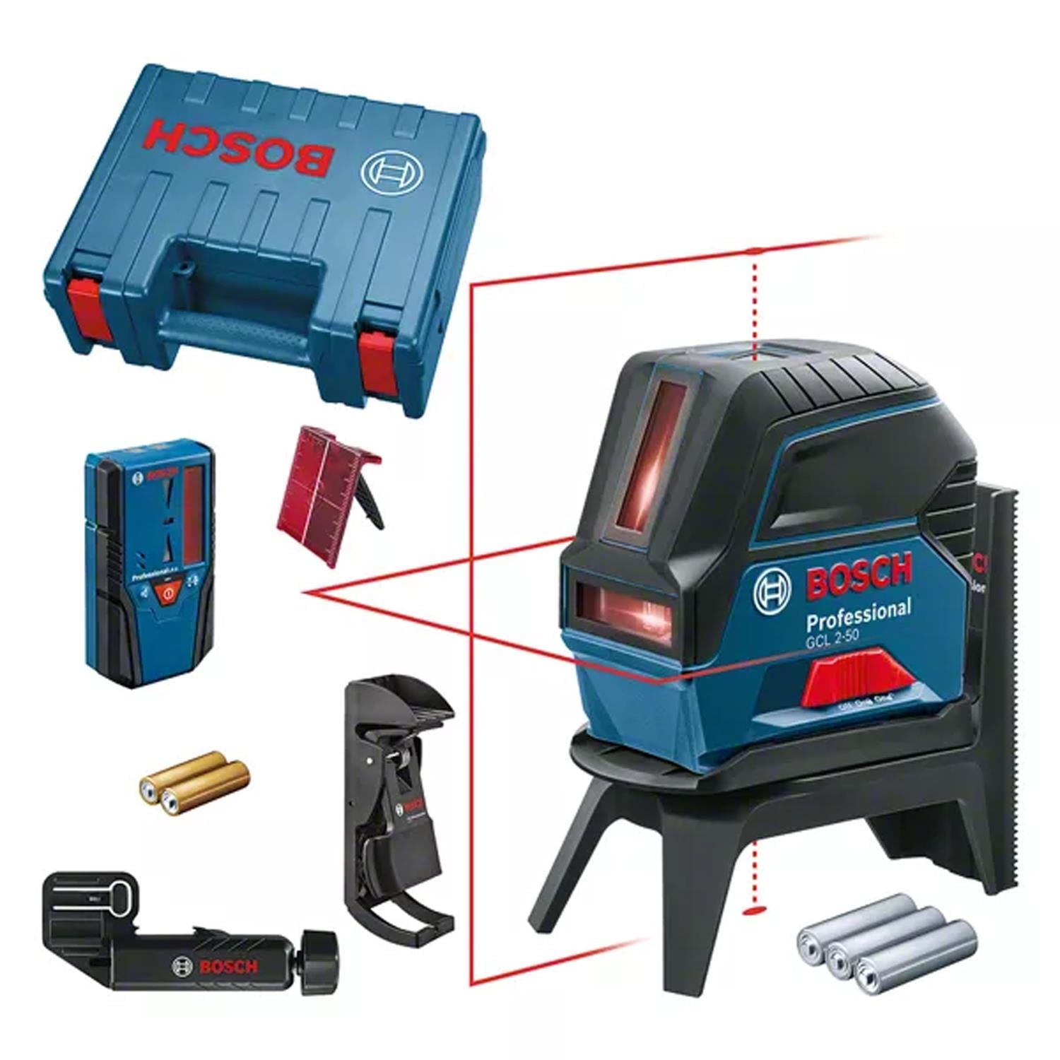 Bosch GCL 2-50 + LR6 Çapraz Hizalama Lazeri - 0601066F01