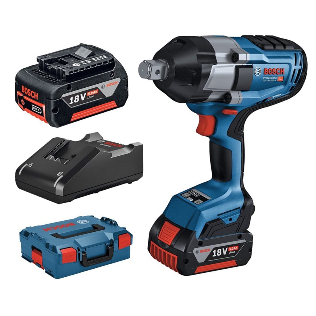 Bosch GDS 18V-1050H Somun Sıkma(2x8.0Ah;L-Boxx) - 06019J8502