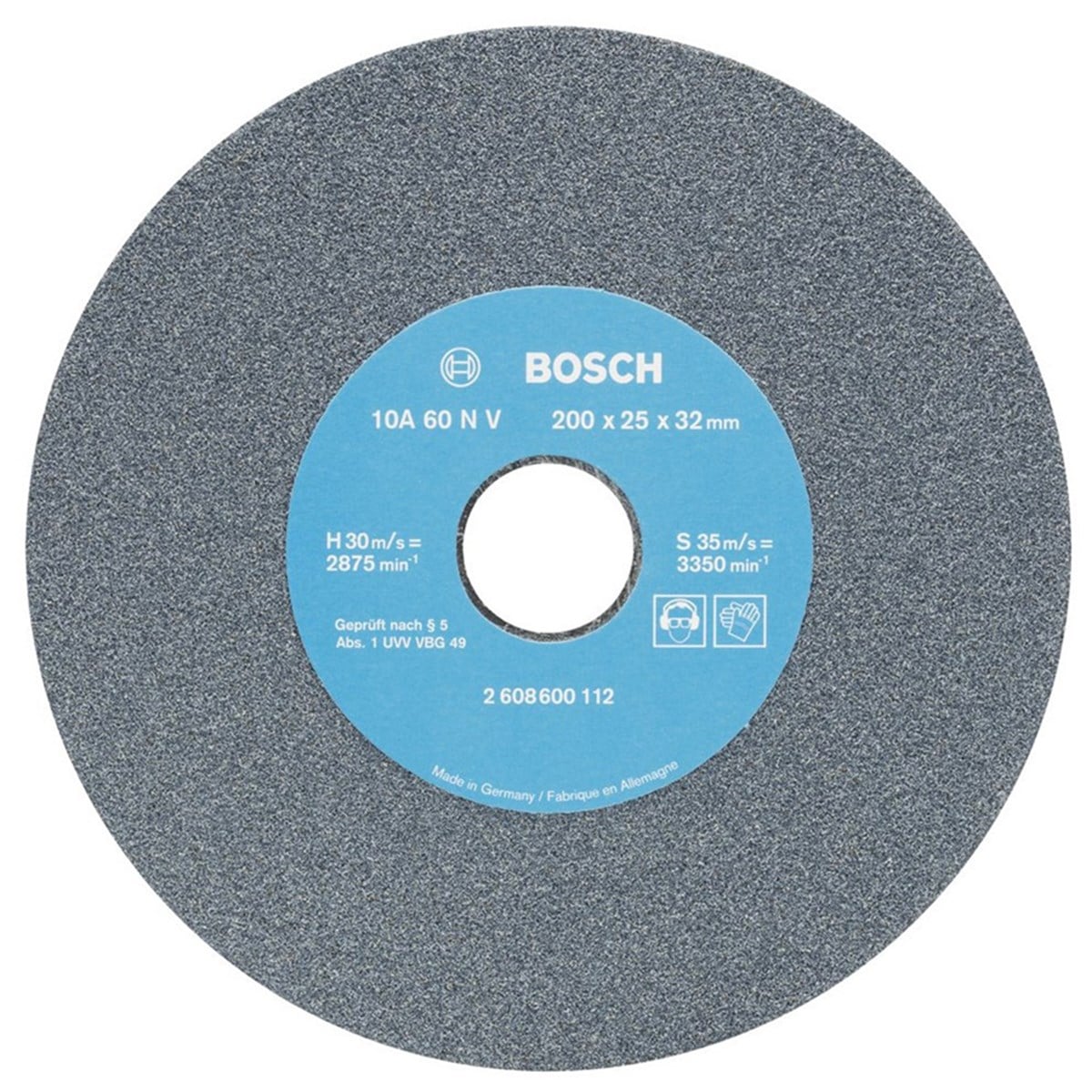 Bosch Gsm Taşlama Motoru İçin Zımpara Diski - 200*25*32 60 Kum