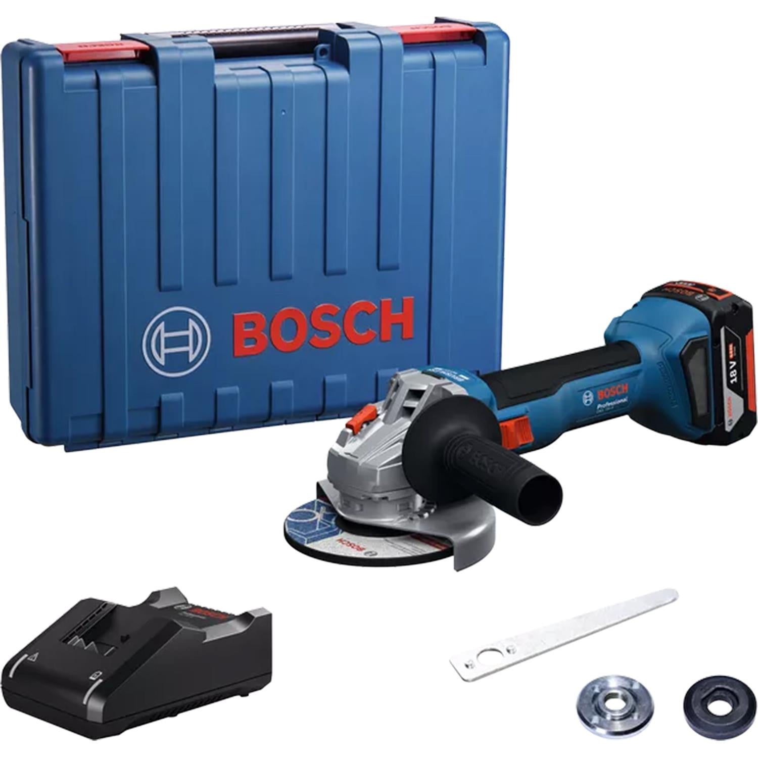 Bosch GWS 18V-8 Akülü Taşlama Makinası 4Ah 125m - 06019N9021
