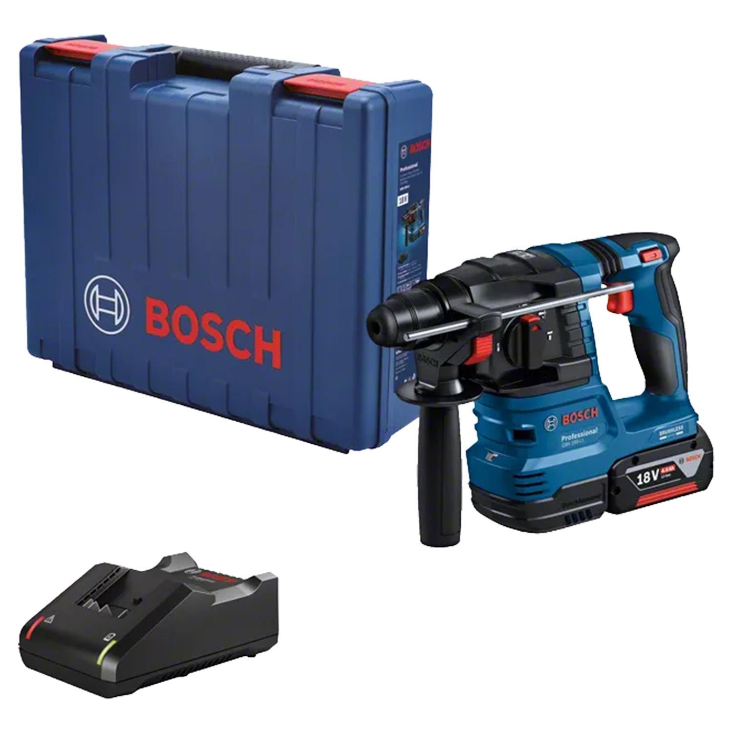 Bosch Professional GBH 185-LI Kit Tek Akülü 4  Ah Kırıcı ve Delici - 0611924022