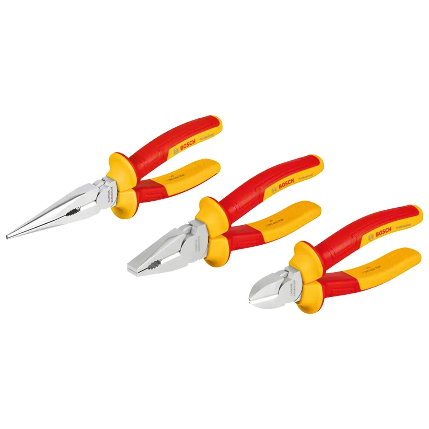 Bosch Professional VDE Pense Seti 3 Parça - 1600A02NG0
