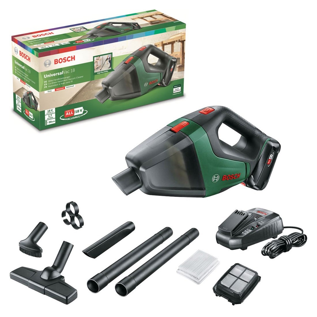 Bosch UniversalVac 18 Akülü Elektrİk Süpürgesi  - 06033B9103