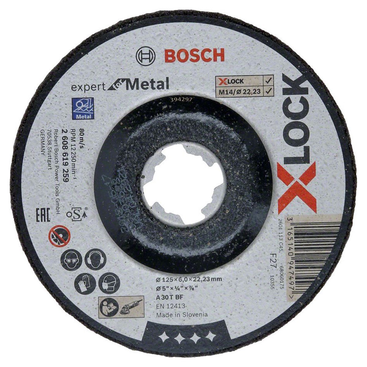 BOSCH X-LOCK 125*6 EXPERT FOR METAL KESİCİ - 2608619259