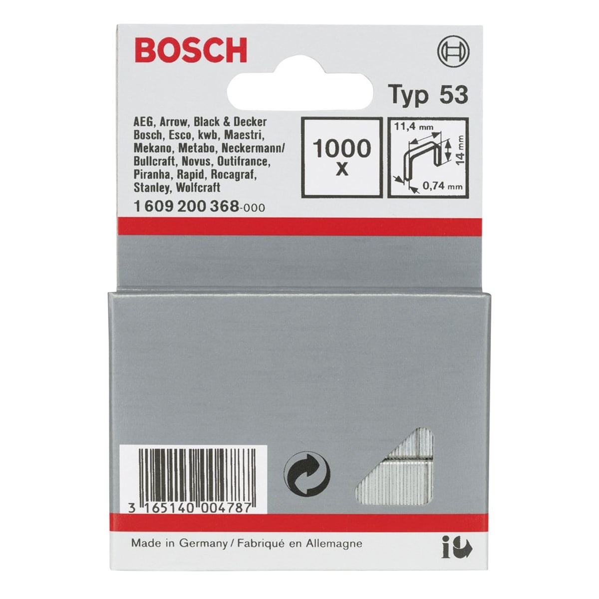 BOSCH ZIMBA TELİ 11,4*0,74*14mm 