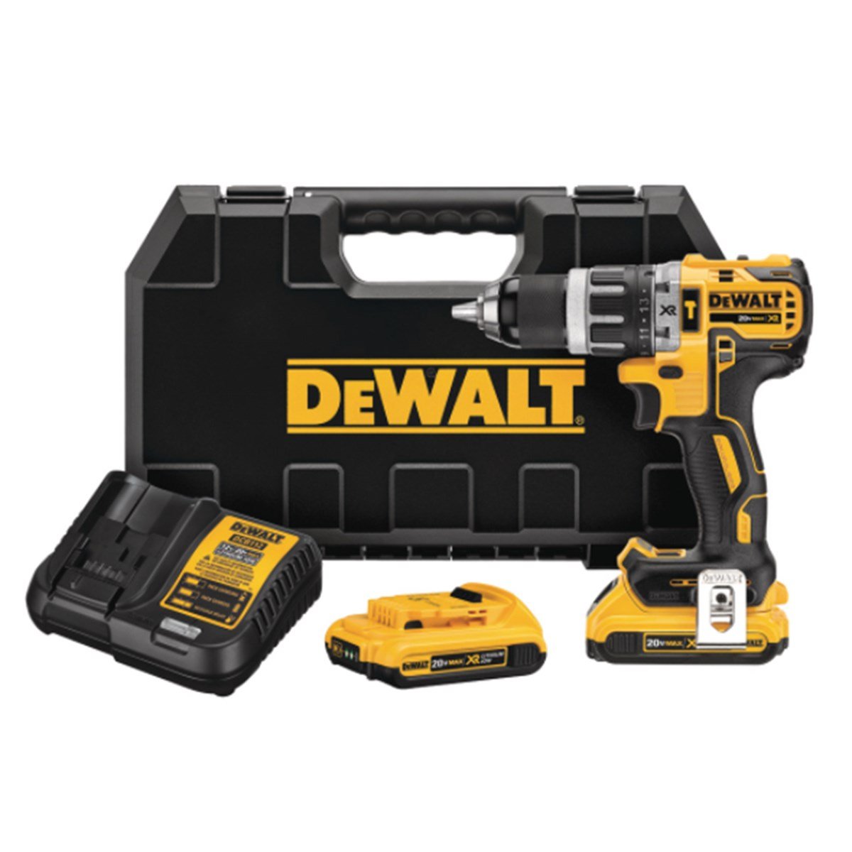 Dewalt 18V XR Çift Akülü Darbeli Matkap - DCD796D2