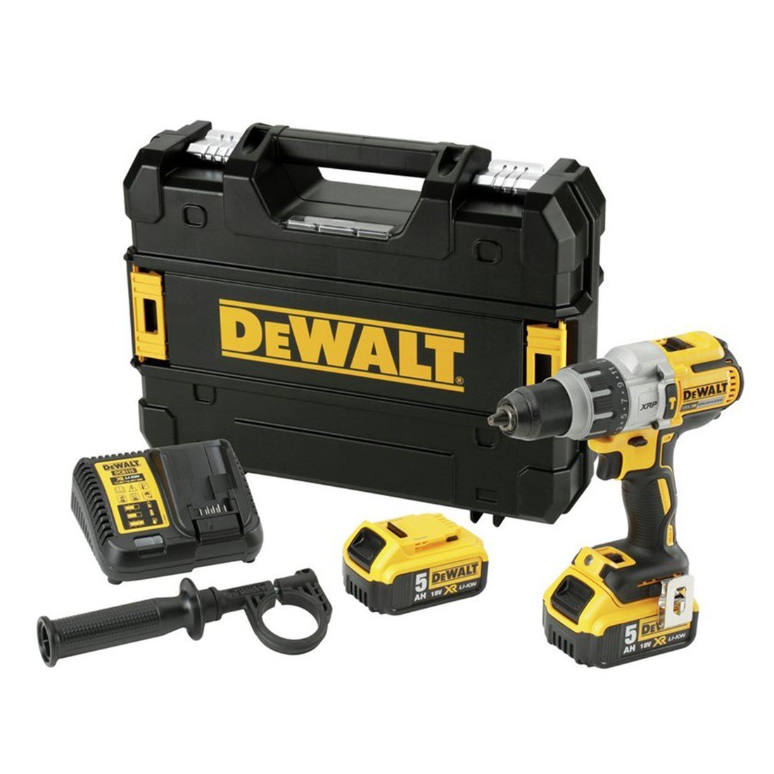 Dewalt DCD996P2-QW 18 V 5.0 Ah XR  Çift Akülü Darbeli Matkap
