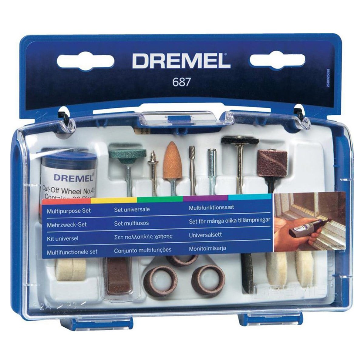 Dremel 687 52 Parça Çok Amaçlı Aksesuar Seti - 26150687JA