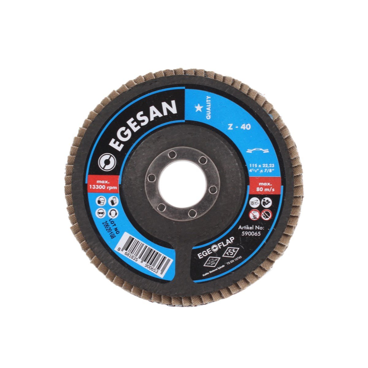 EGELİ 115 QUALITY FLAP DİSK ZR-40 