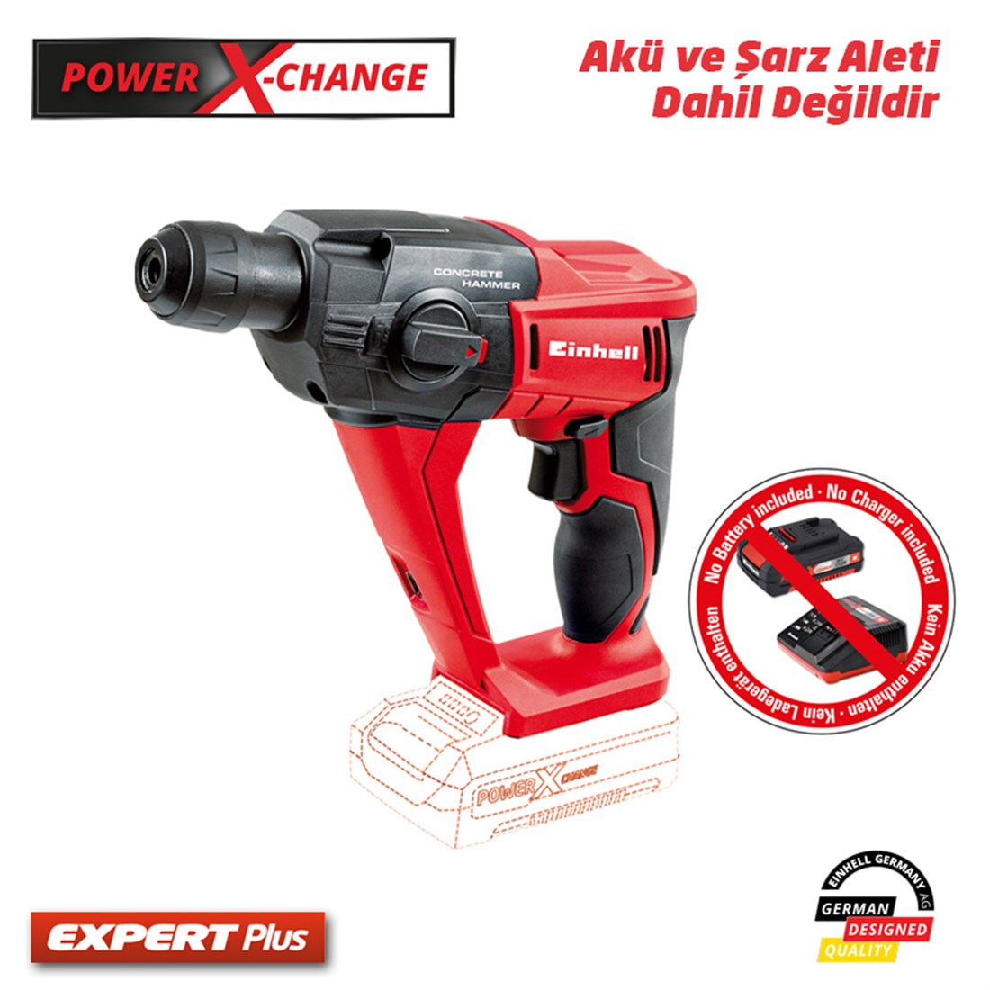 Einhel TE-HD 18-Li Akülü Pnömatik Matkap (Solo) - 4513812