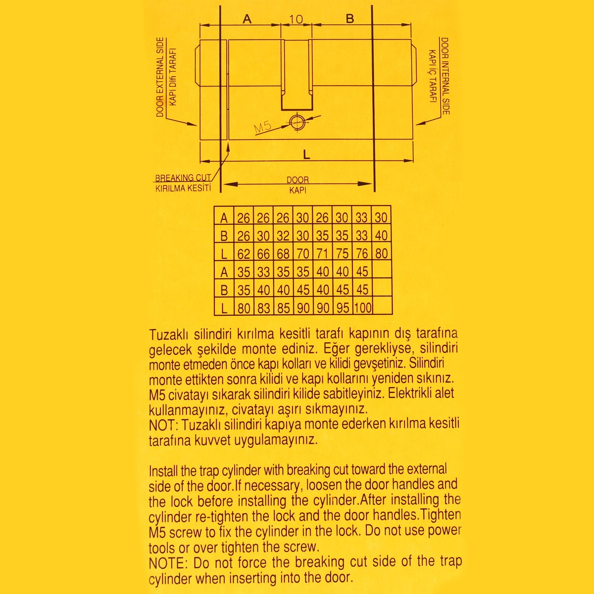 KALE 164KTBSM TUZAKLI SİSTEM TOPUZLU BAREL SATEN 68 MM 164KTBSM0004