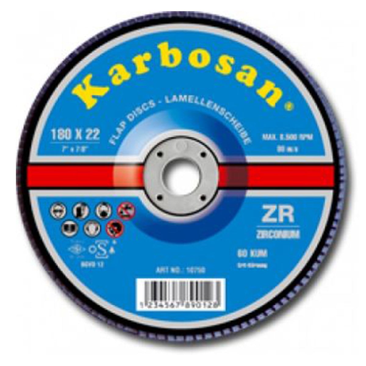 KARBOSAN 180 FLAP DİSK ZR80