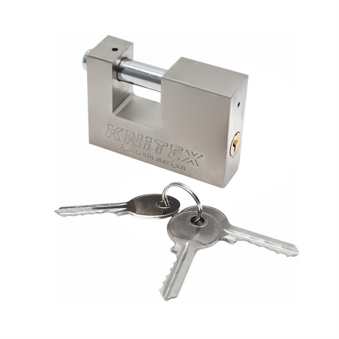 Knitex 2446 Yandan Milli Kilit Yassı 80 mm - Hrd-008713