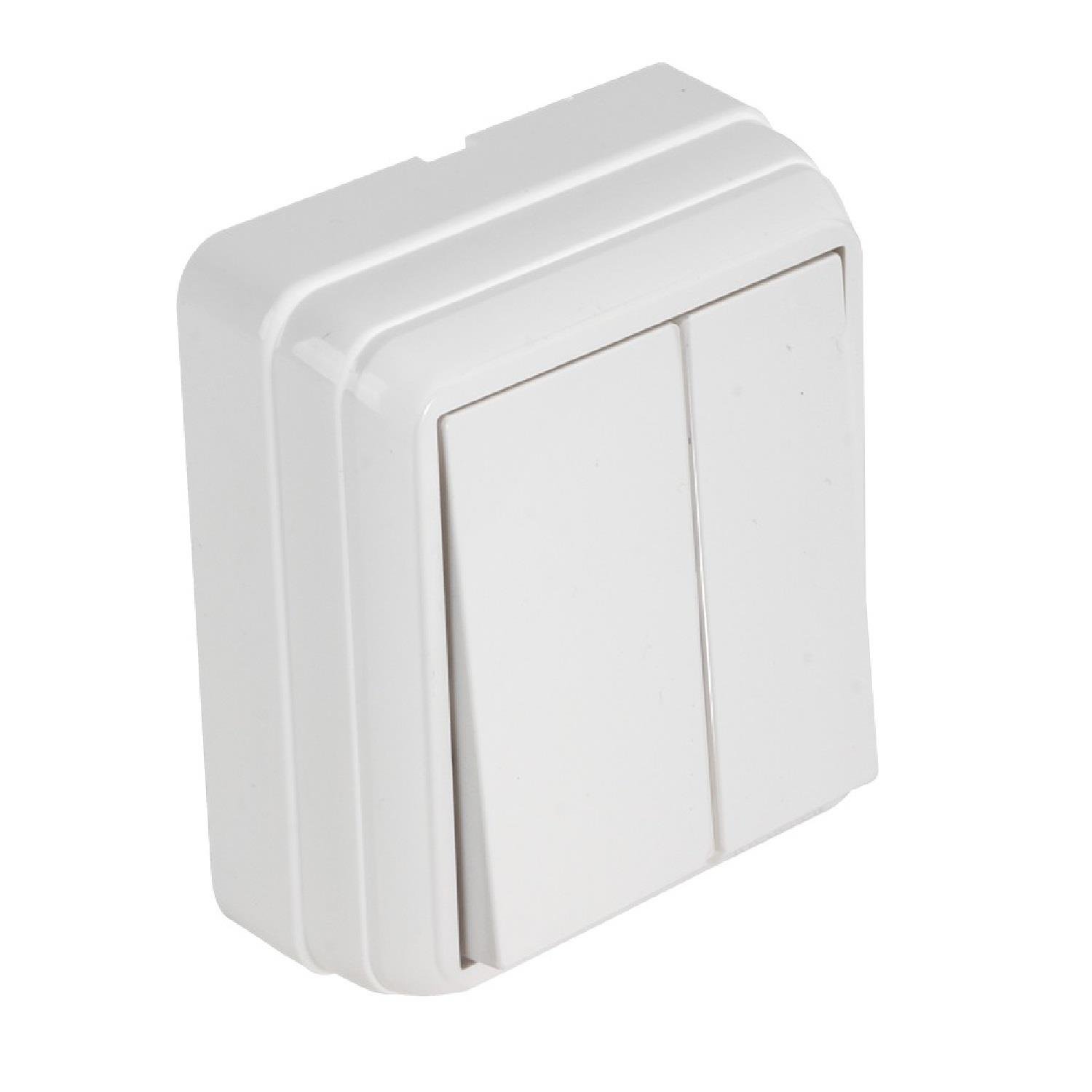 Mutlusan Bron Sıva Üstü Komütatör Beyaz - 2160 302 02 01 - 6273