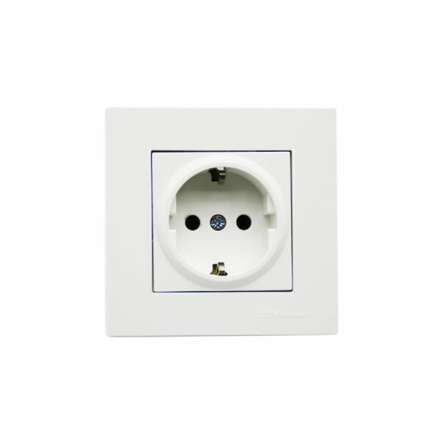 Mutlusan Rita Priz Topraklı Beyaz Poşetli - 2220 600 0201