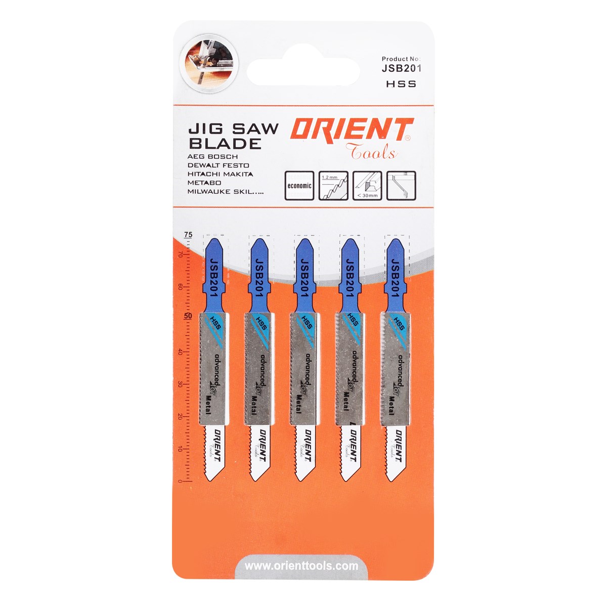 ORIENT-NORA DEKUPAJ TESTERE METAL 5 Lİ