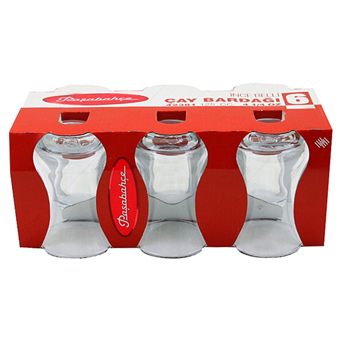 PAŞABAHÇE 42381 6LI İNCE BELLİ ÇAY BARDAK (12*1) PB101974