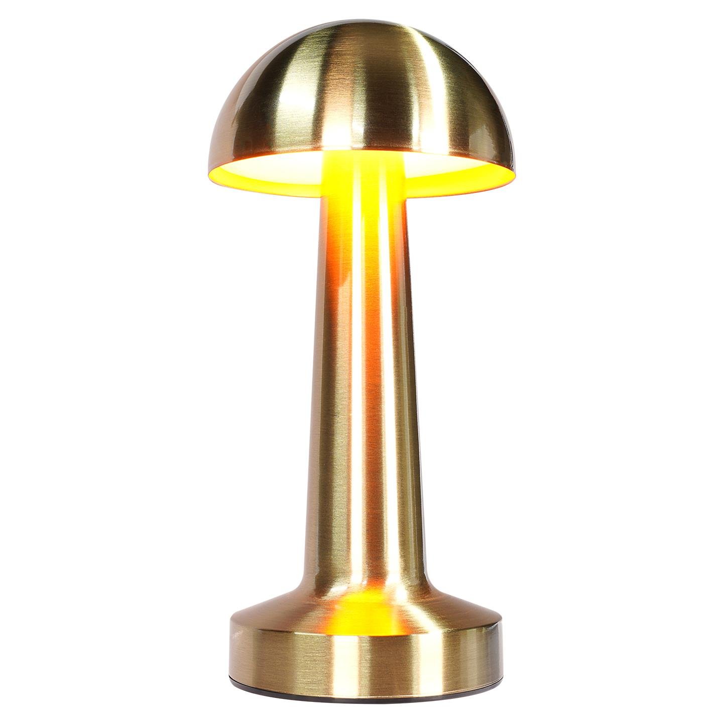 S-link SL-M9065 Lyra 1800mAh Batarya 60 Lümen Gold 3 Renk Işıklı Dokunmatik Dekoratif Masa Lambası - 41665