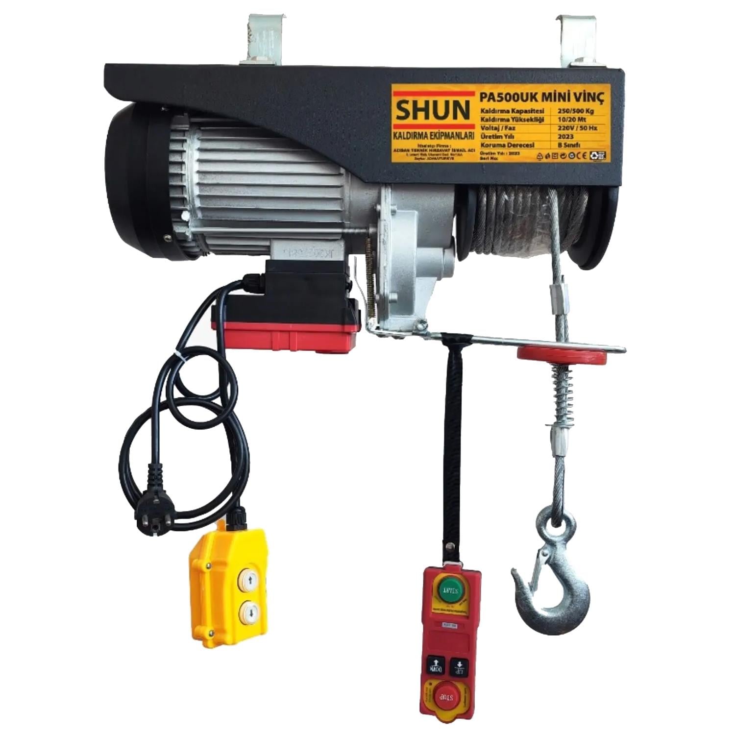 Shun Elektrikli Ceraskal Uzaktan Kumandalı Vinç 250-500 - 7486049