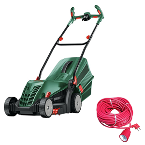 Bosch Universal Rotak 34-405 Çim Biçme Makinesi 1300 W + Evakat 3*2,5 Uzatma Kablosu 30mt