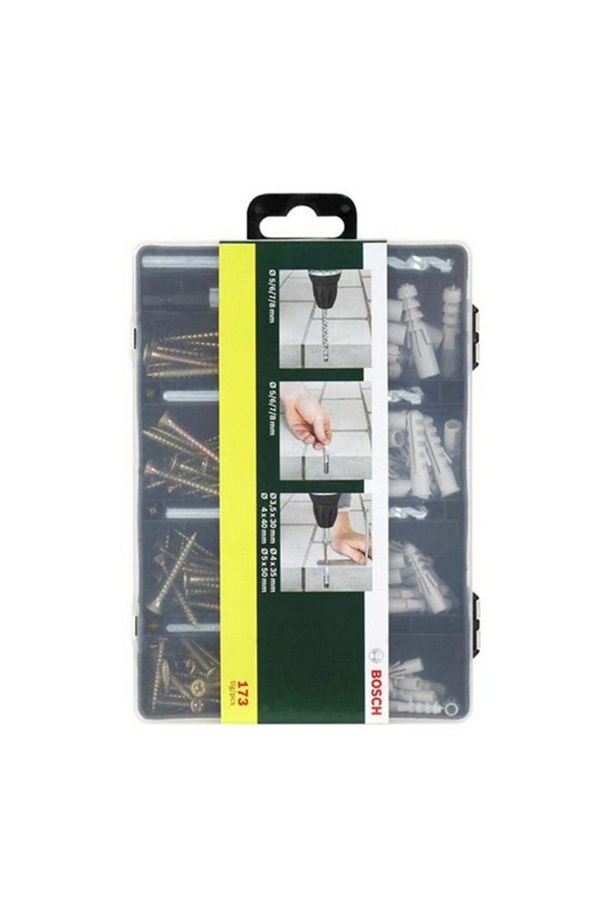 BOSCH DIY 173 PARÇA SABİTLEME SETİ
