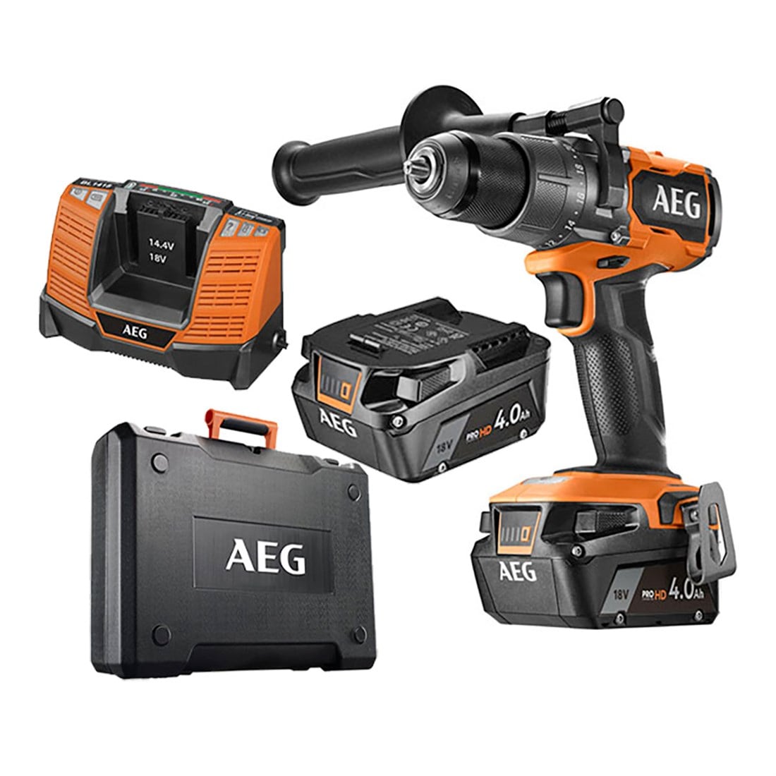 Aeg BSB 18C3BL-402C Darbeli Matkap Kömürsüz 18v 4Ah - T4935478938