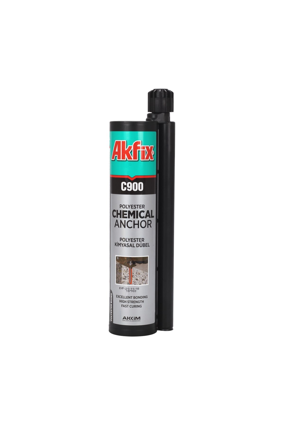AKFİX C900 KİMYASAL DÜBEL 345ML  CA035