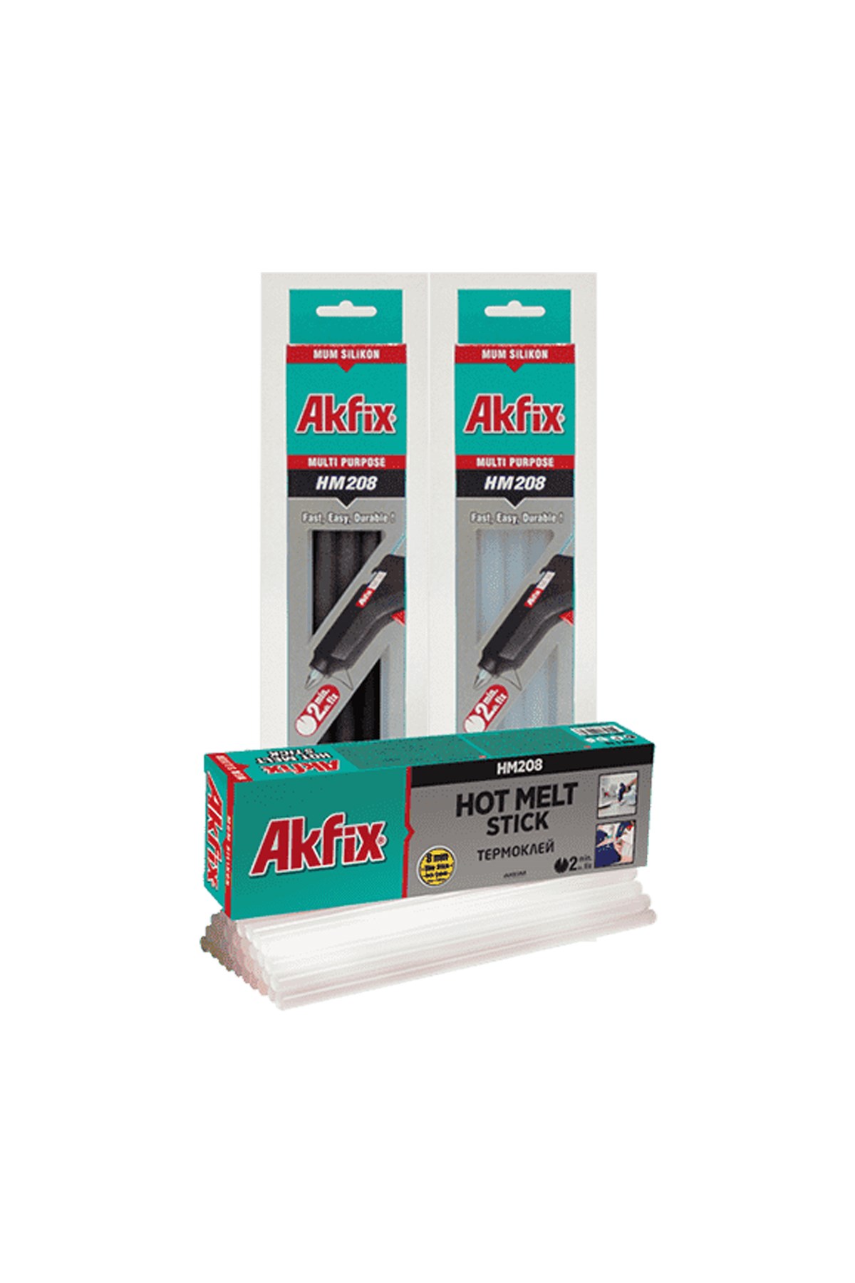 AKFİX HM208 MUM SİLİKON KUTULU