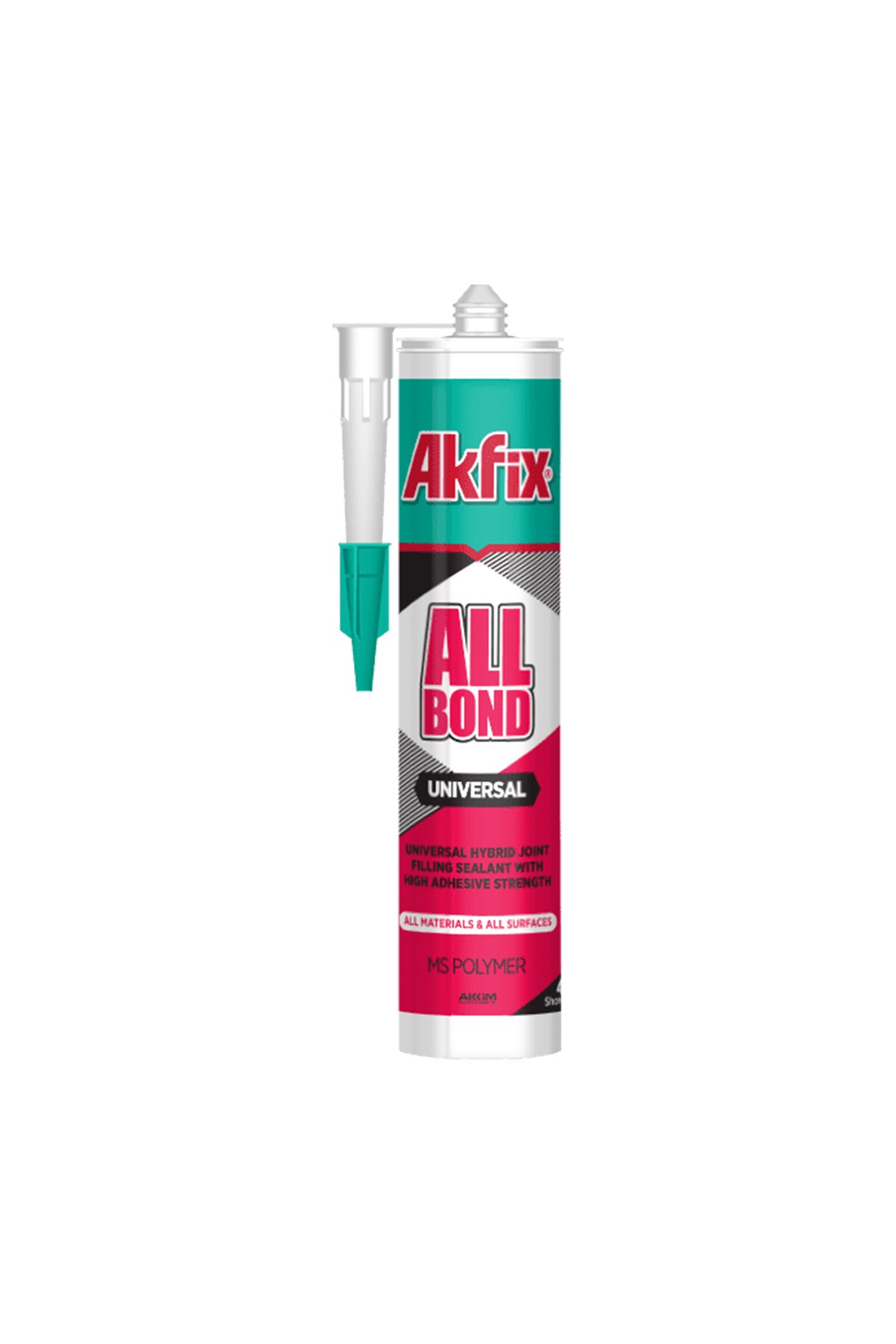AKFİX MS747 UNIVERSAL MS POLİÜRETAN  MASTİK 290ML ŞEFFAF