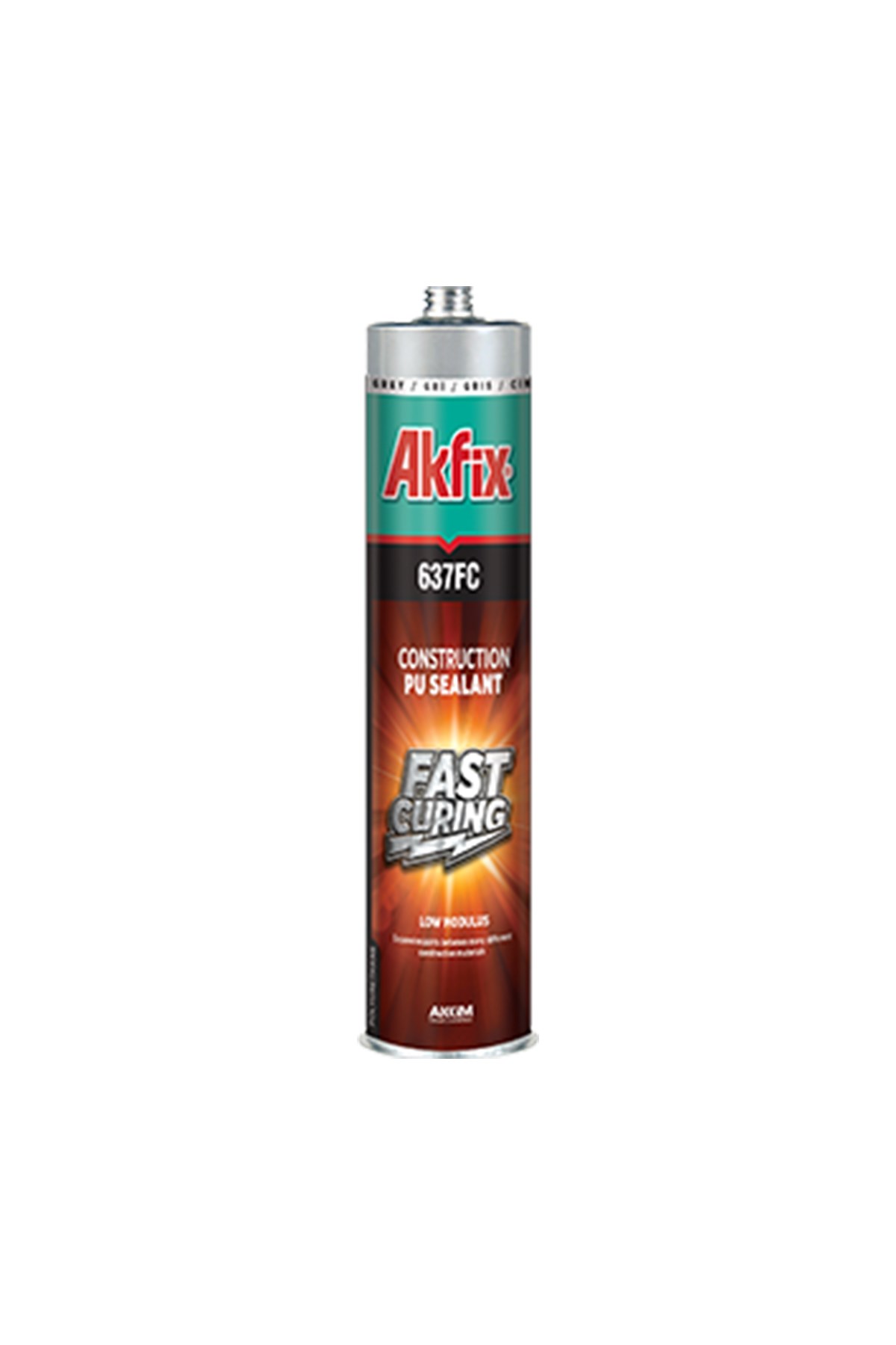 AKFİX P637 POLİÜRETAN YAPI MASTİK 310 ML GRİ