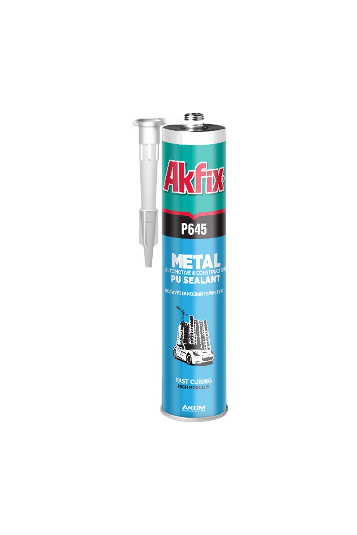 AKFİX P645 POLİÜRETAN ÇATI MASTİĞİ 310 ML.GRİ