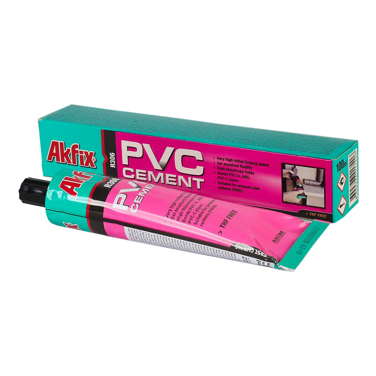 AKFİX R306 PVC SERT YAPIŞTIRICI 50 GR