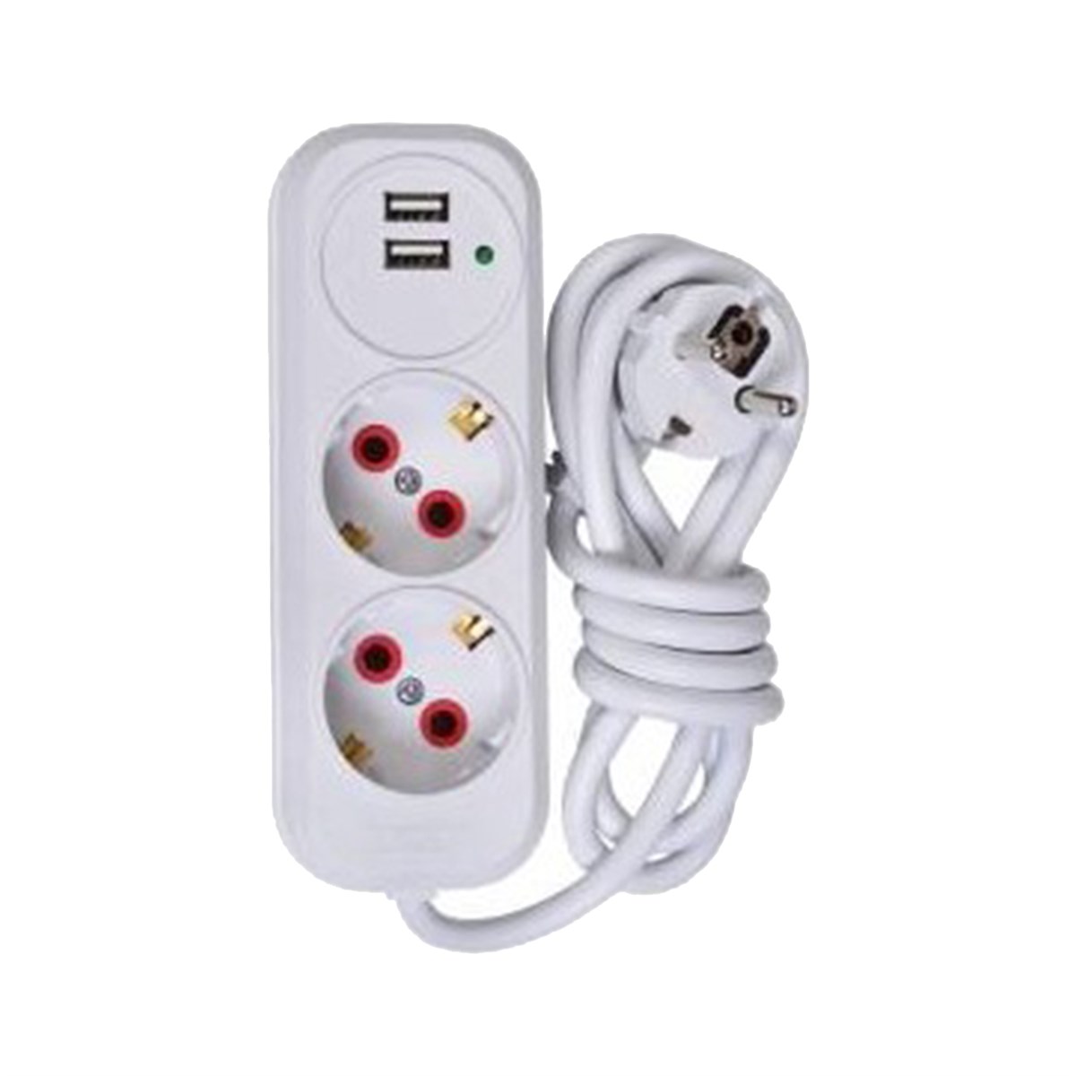 ALKAN SMART SOKET 2Lİ GRUP PRİZ 2 USB 3 METRE