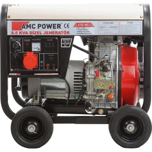 Amc Power Jeneratör 8,5Kva AGF7ME3 380v Marşlı-İpli Dizel - 2627012