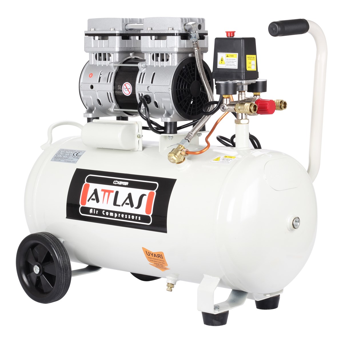 ATTLAS SK 1050 SESSİZ KOMPRESÖR MONOFAZE 50LT A0302016