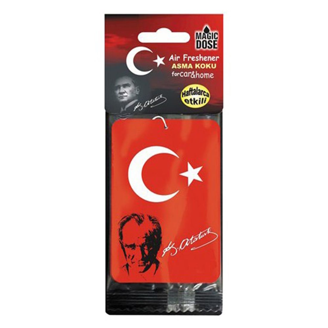 Autokit Magıc Dose Asma Koku Türk Bayrağı - Atatürk İmzası - FA1-825
