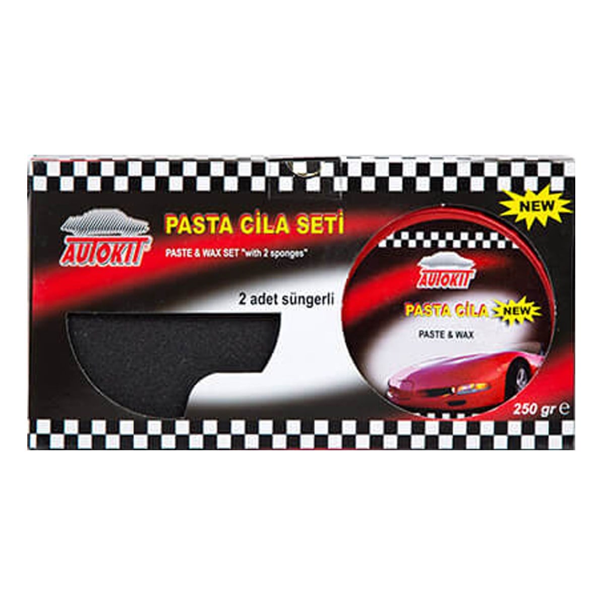 AUTOKİT PASTA CİLA SET 2 SÜNGERLİ FA1-228