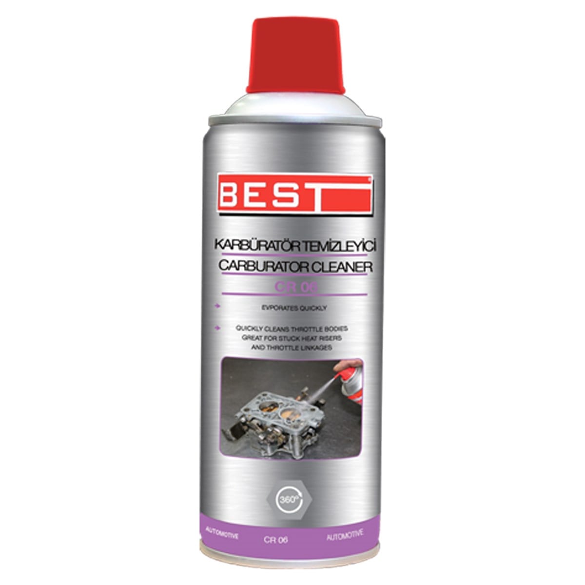 BEST CR-06 KARBİRATÖR TEMİZLEYİCİ 400 ML