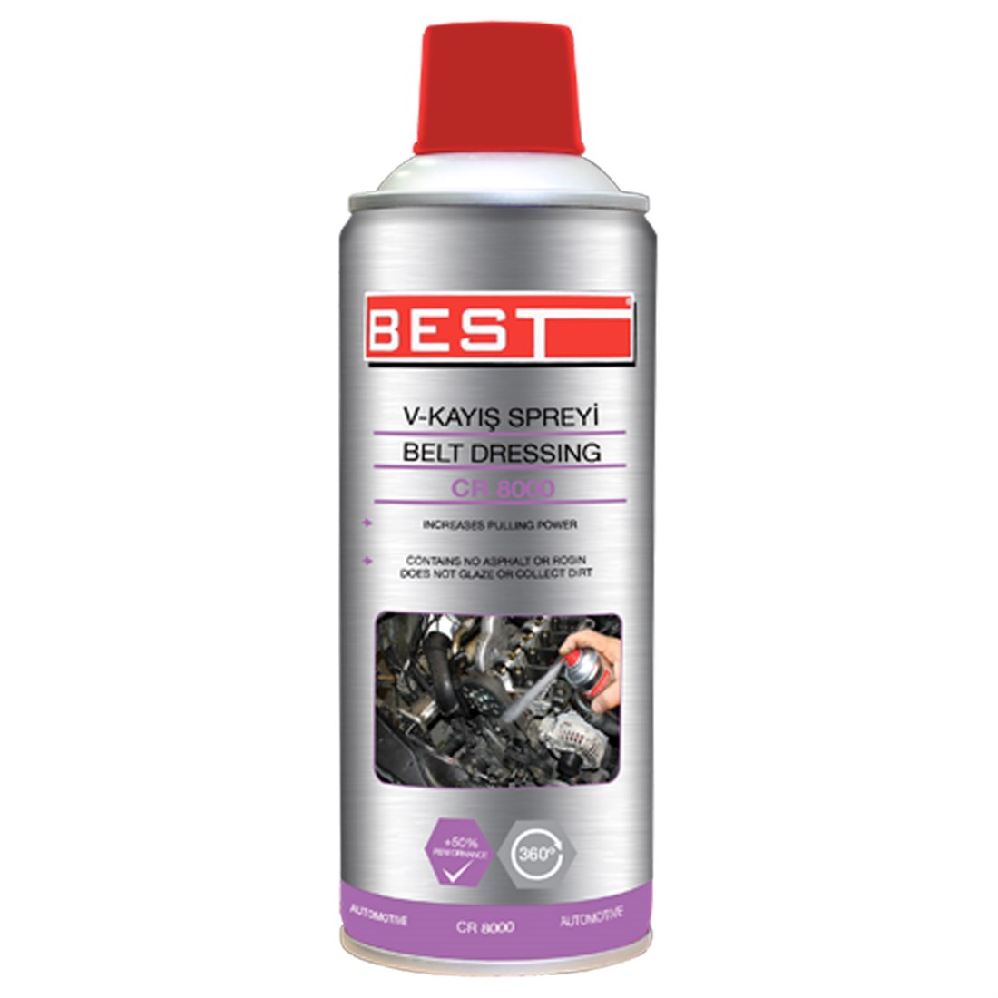 Best CR-8000 V Kayış Yağlayıcı Bakım Spreyi 400 ML