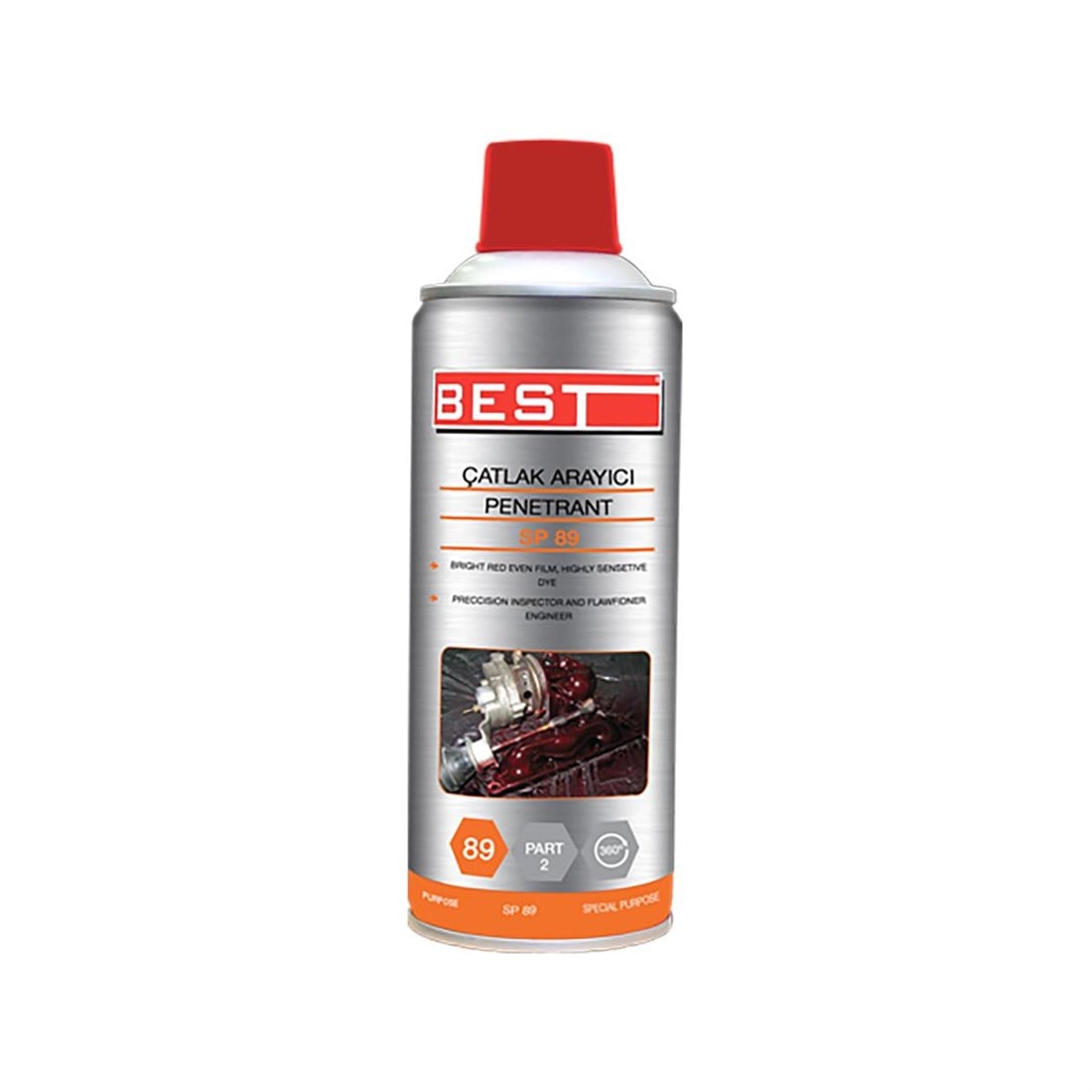 Best SP 89 PENETRANT Çatlak Arayıcı Sprey 500 ml